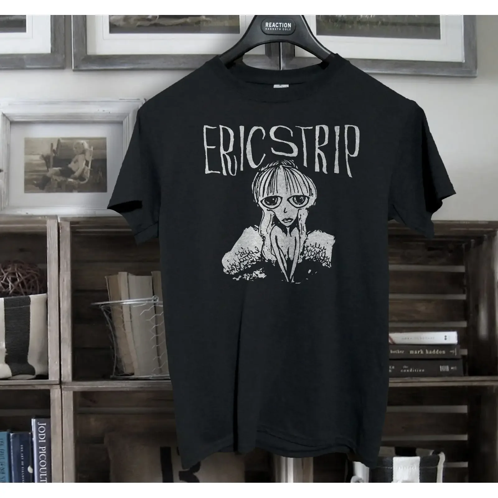 Erics Trip T-Shirt, Kurzarm-Shirt, Vintage-Waschung, Designerkleidung, Weich, Vielseitig, Unisex, Mode, Lässige Streetwear, Stilvoll