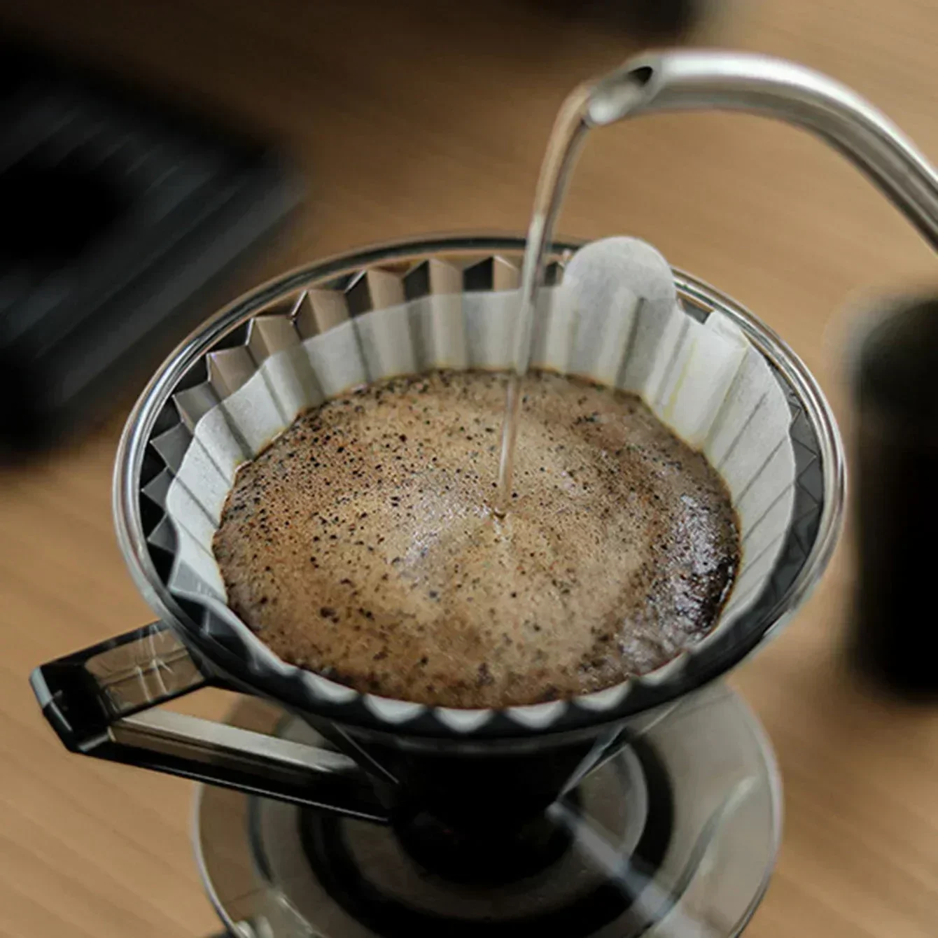 40/120 PCS V-shaped Coffee Filter Paper Coffee Cup Filter Paper 1-4 Pieces of Hand Brewed Coffee Pot Filter Paper Coffee Pot