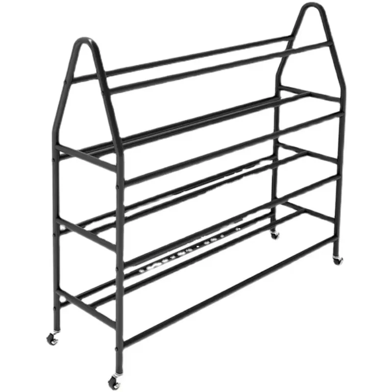 

Горячая распродажа: четырехъярусная передвижная стойка для хранения с двумя корзинами для баскетбольных мячей – удобное решение для хранения