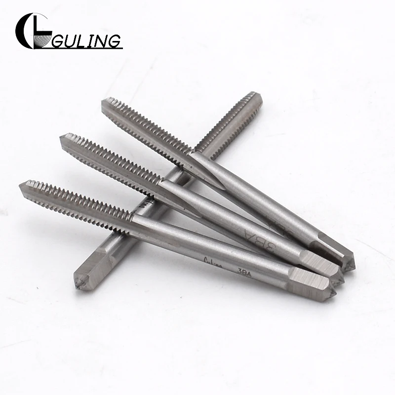 GULING HSSE BA Tap Standard Straight Groove Thread Tap Hand Screw Hand Tap 1BA 2BA 3BA 4BA 5BA 6BA