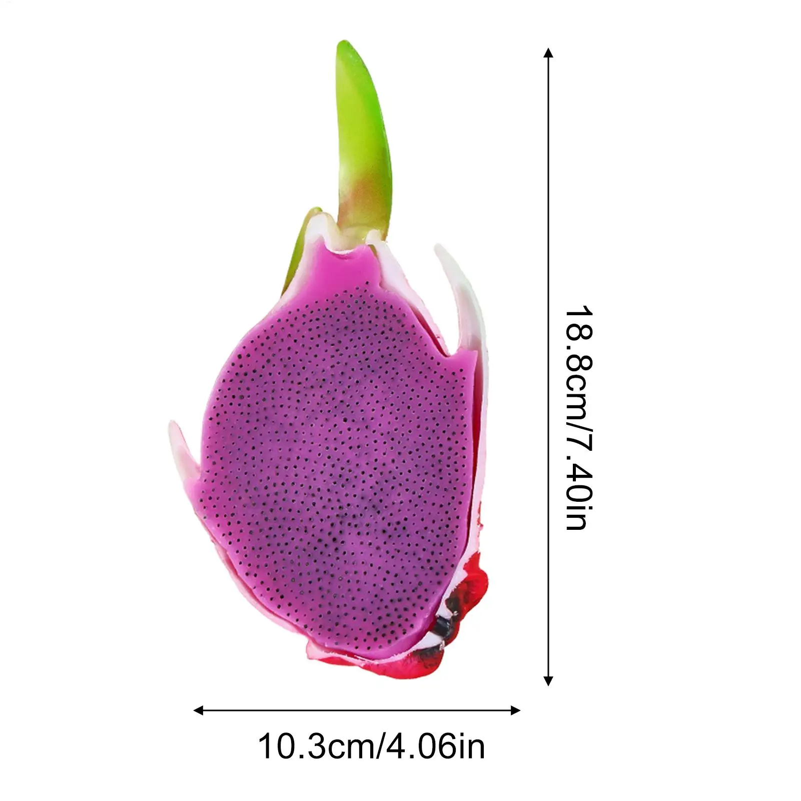 Jouet de relaxation en forme de fruit de Dragon mignon, jouet réutilisable à presser doux pour boutons, réducteur d'anxiété réutilisable pour adultes