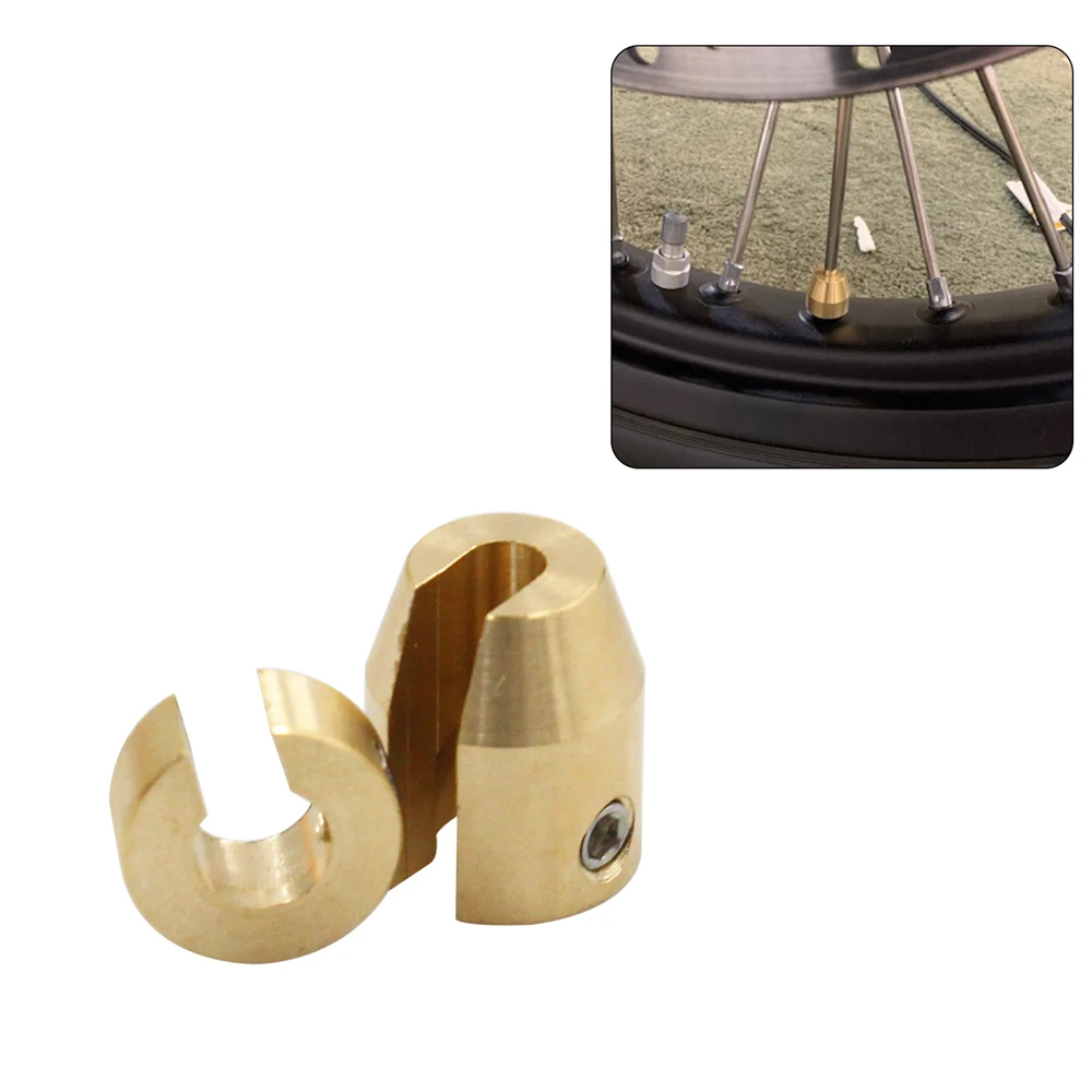 

12 Pack Universal Motorcycle Reusable Brass Wheel Spoke Screw Clamps Balance Weights Refill Kits