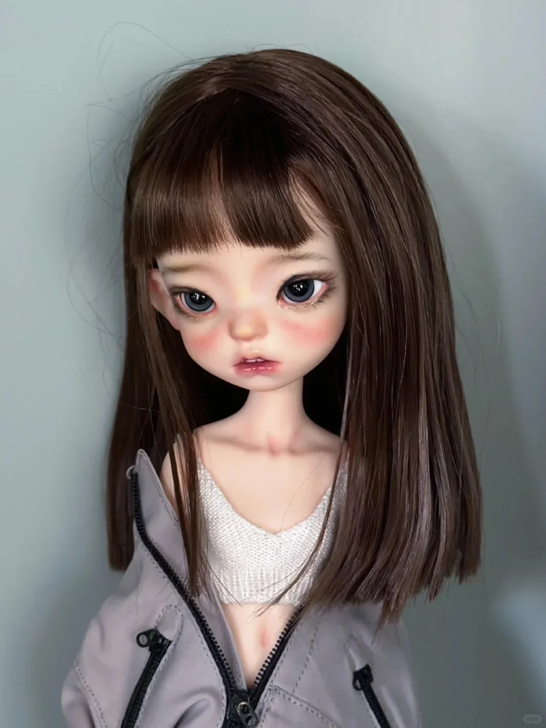 

Новая sd lalka bjd 1/6 точек Qbaby Smile Treasure Big Fish Body blyacgn аниме смоляное тело DIY посылка для макияжа