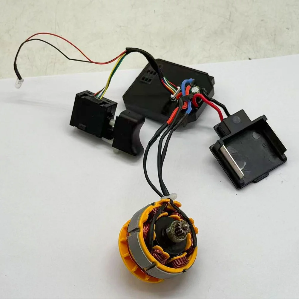 21V Brushless Lithium Drill Motor Assembly 13 Teeth Pin Switch Control Board Brushless Motor Electric Drill Motor Assembly