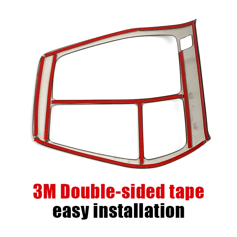 لتويوتا RAV4 XA50 2019 2020 2021 2022 2023 2024 2025 RAV 4 الهجين الفولاذ المقاوم للصدأ سيارة والعتاد التحول غطاء لوحة ملحقات الكسوة #5