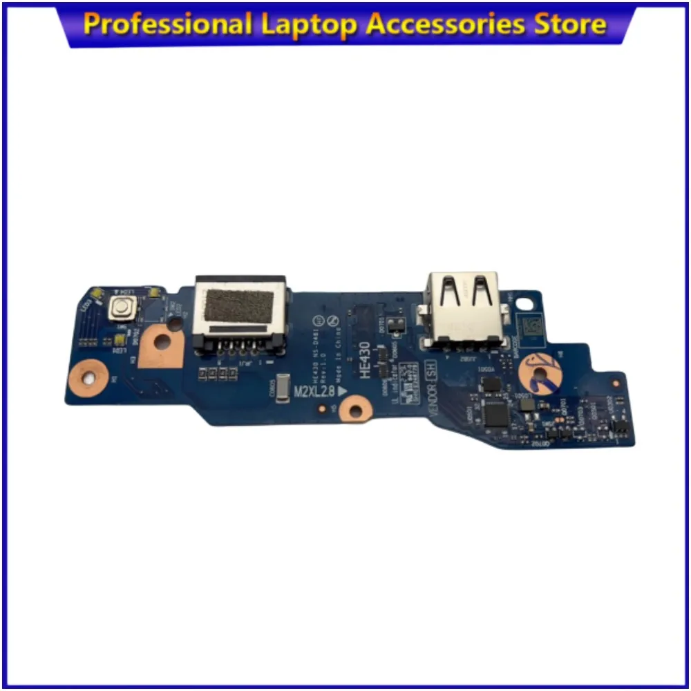 Imagem -04 - Botão de Alimentação Usb para Lenovo Placa de Alimentação Portátil Lan io Board Thinkpad E14 Gen Ns-d481 5c51l83913 5c50z44733 5c51l83914 Original