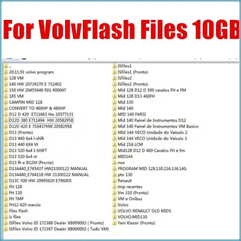 

Файлы прошивки 10 ГБ для Volvo Trucks и Renault Trucks: новейшие версии с видеоинструкцией по установке + бесплатная установка