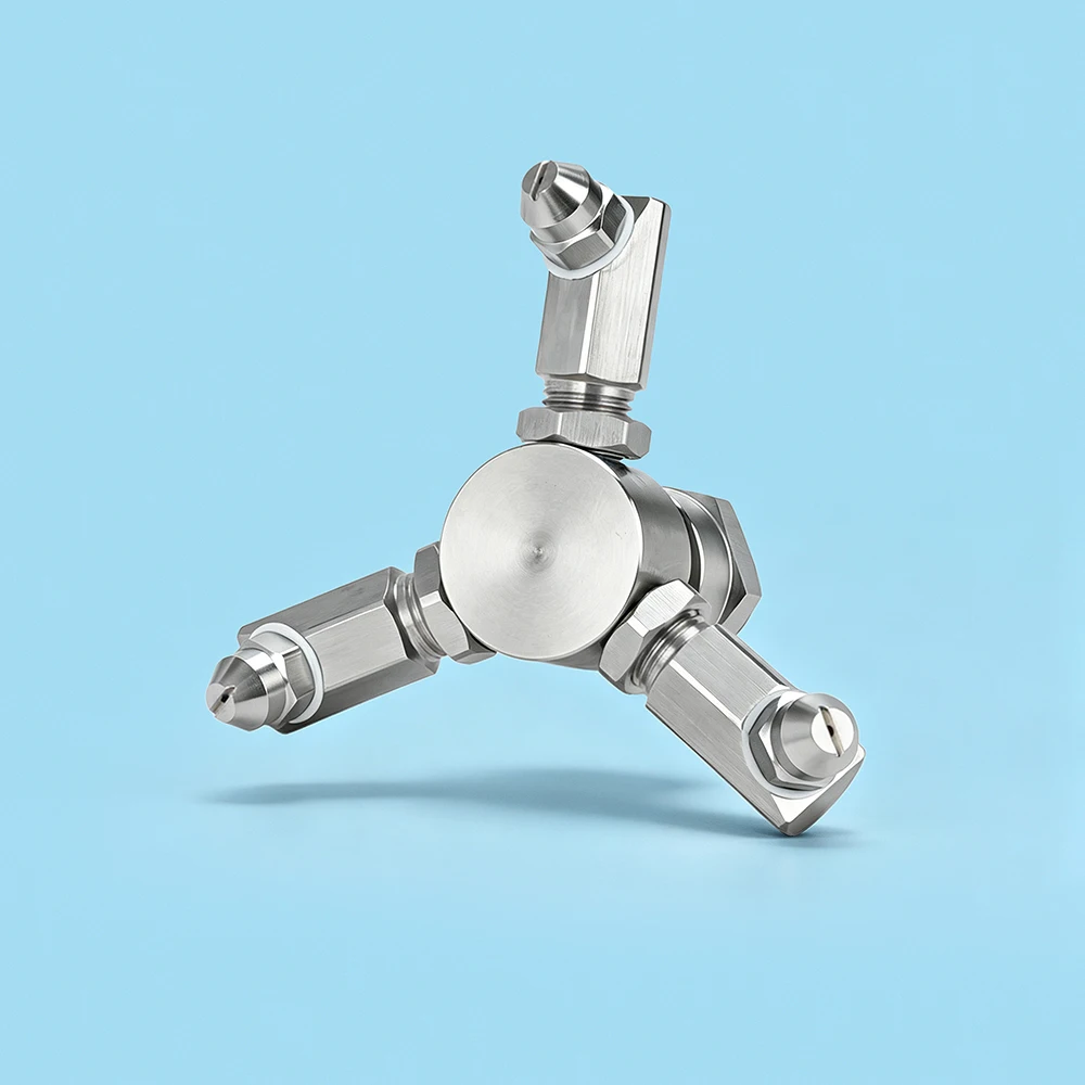 Rotary Car Wash Machine Nozzle 360° Rotating SS High Pressure Automatic Cleaning Nozzle Industrial Dust Removal Washing Spray