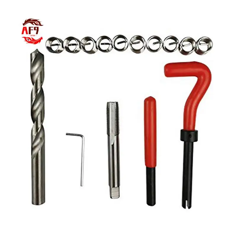 

AF90-15Pc Thread Repair Kit Metric M12 X 1.25 Mm Thread Repair Insert Set Wire Thread Inserts Thread Repair Kit