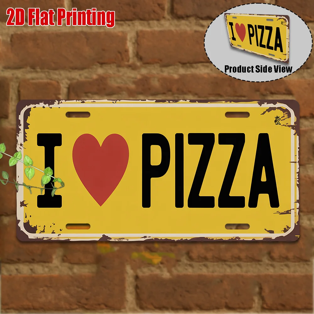 2D Flat, 2D Flat Printing, 1pc Pack, Vintage Metal Sign, for Decorative Purposes Only, Outdoor Plaque and Wall Decor, 29.97 c