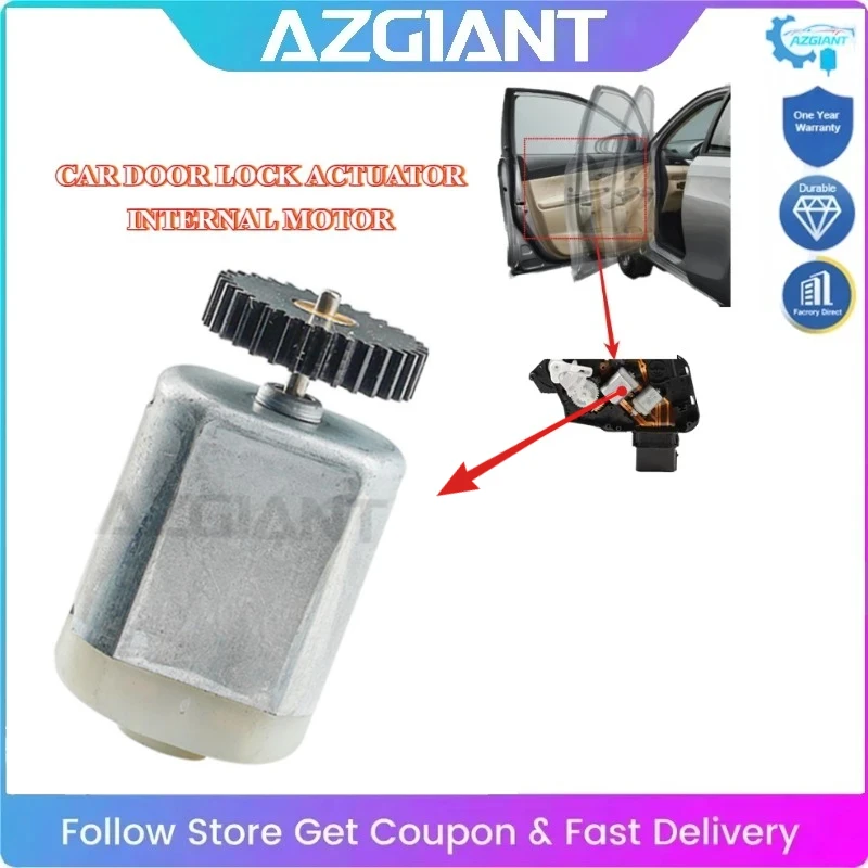 AZGIANT Car Door Lock Central Control Motor Quiet Operation For 2003-2013 Audi A3 8P1 Car Interior Accessories