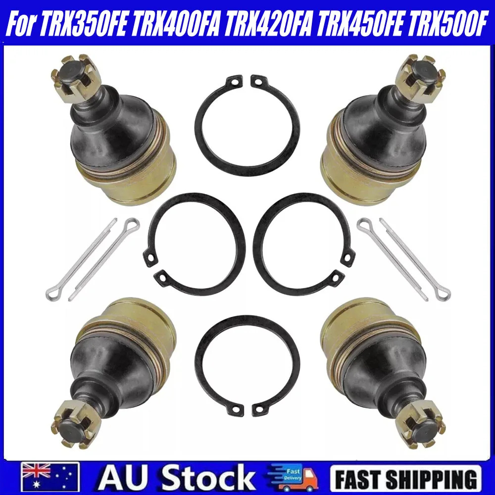 4 Pack Lower Ball Joint Long-Lasting Heavy Duty High Quality Atv Ball Joints Oem Specification Suspension Parts for Trx400fa