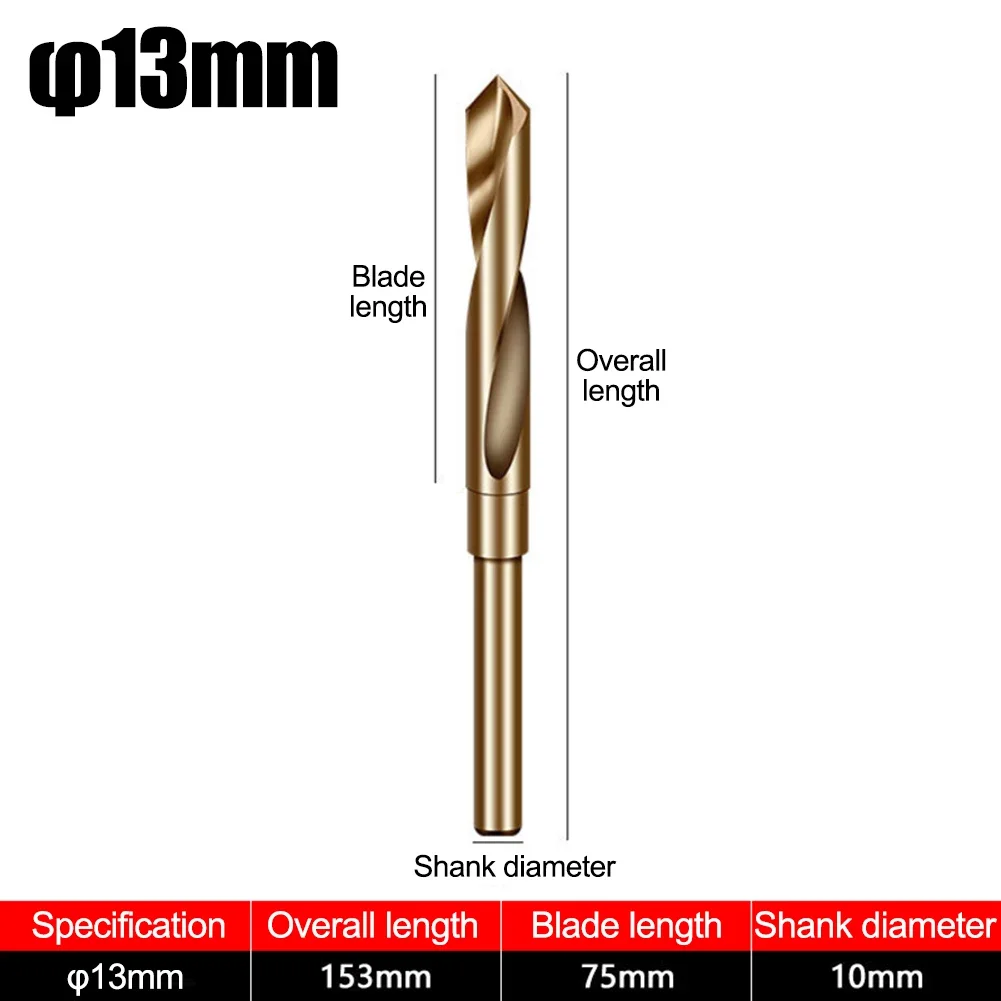 

1pcs HSS Cobalt Drill Bit 14-22mm Reduced Shank Drill Bit For Electric Drill Drilling Metal Aluminium Stainless Steel Power Tool