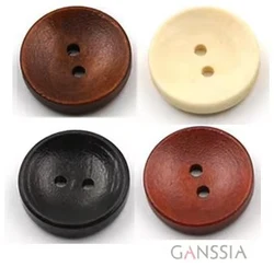 50pcs/lot  Size:10mm-25mm Natural Wooden Buttons for  Sewing Clothing Crafts Gift Scrapbooking Accessories Decoration(SS-2276)