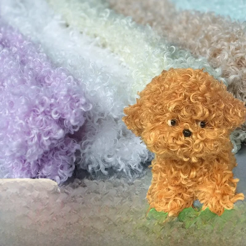 Super Dense DIY Materials Kit Long Yarn Twist Stick Doggie Plush Bar Craft Handmade Furry Sticks Creative Summer Short Sleeve