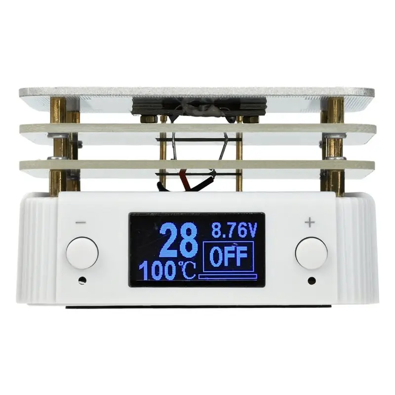 B97A-Digital Display Mini Soldering Station With 20V 240° C Constant Temperature Soldering Hot Plate, PD 65W Preheating