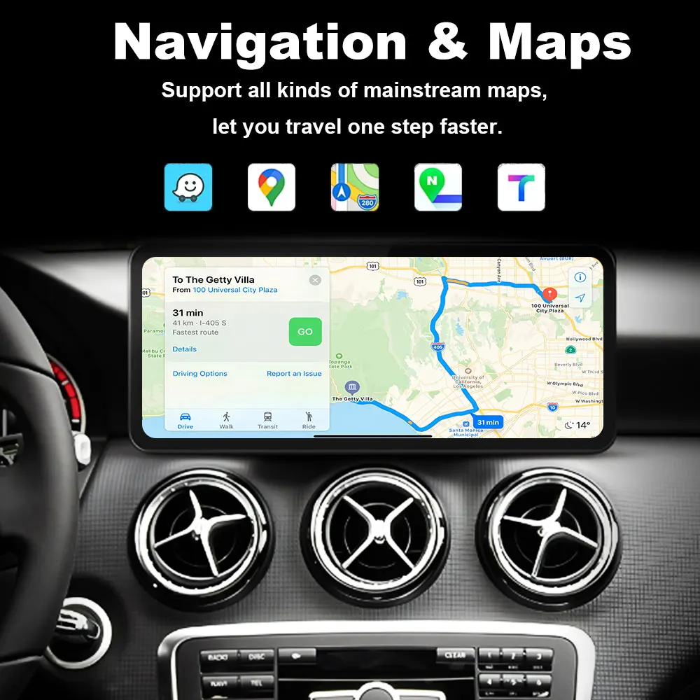 For Benz A Class 2013 - 2018 GLA Class 2015-2019 Right Hand Drvie Wireless CarPlay Android 14 Auto Multimedia Screen WIFI 4G