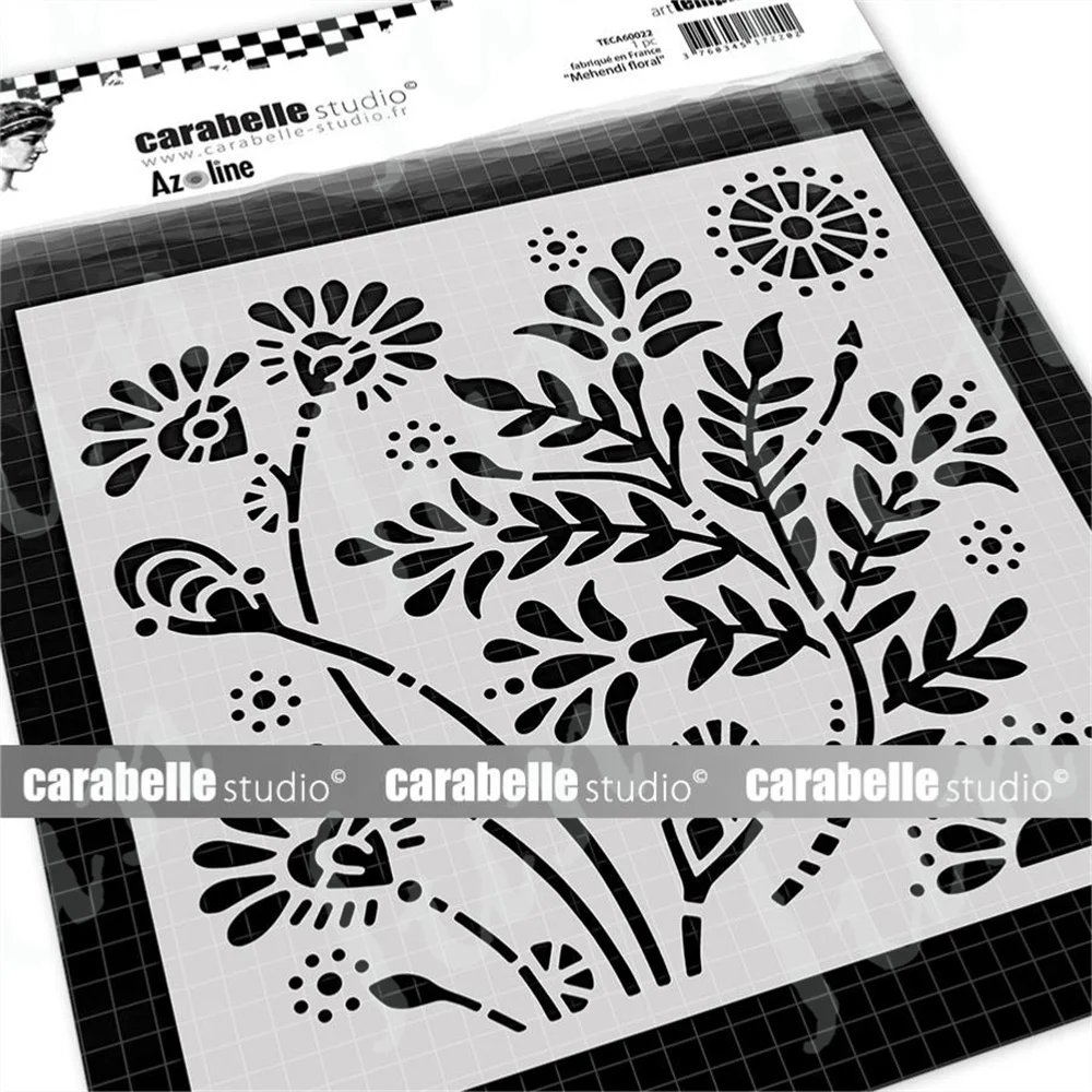 Coloring Rainbow Floral Layering Drawing Stencils for Scrapbooking Embossing Greeting Card Album Diy Handmade Stencil Template