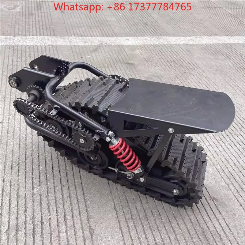 150CC Self-made two-wheel mid-to-high race off-road motorcycle accessories, modified snow triangle crawler sled