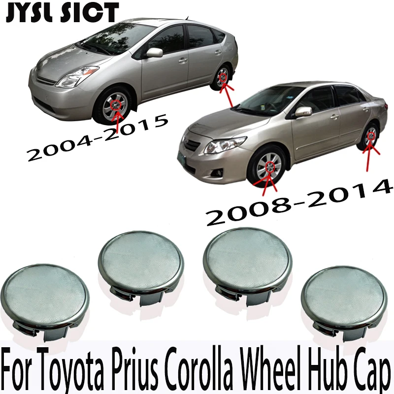 4pcs WHEEL RIM CENTER CAPS For Toyota Prius 2004-2015 Corolla 2008-2014 42603-0D070 Hub cover