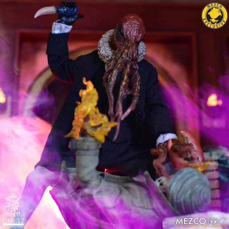 Em Estoque 100% Original Mezco One:12 Collective Rumble Society Bartholomew Vex Figuras de Ação Colecionáveis