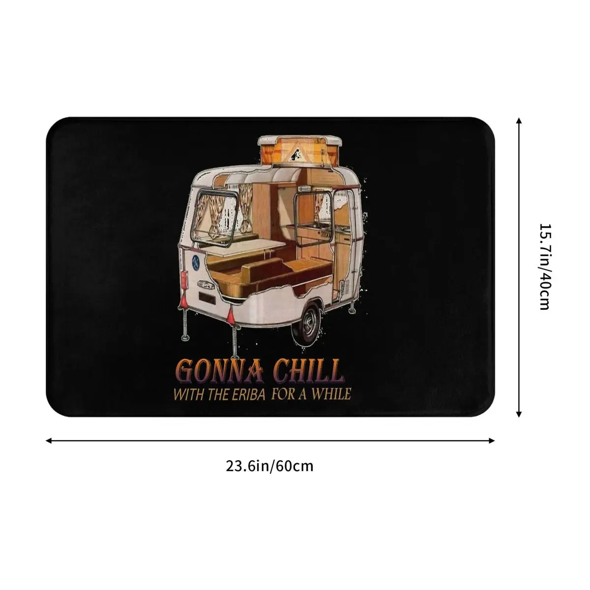 CHILLING WITH ERIBA Doormat Cushion Carpet Rug Kitchen Entrance Home Floor Mat for Bathroom Footpad Mats