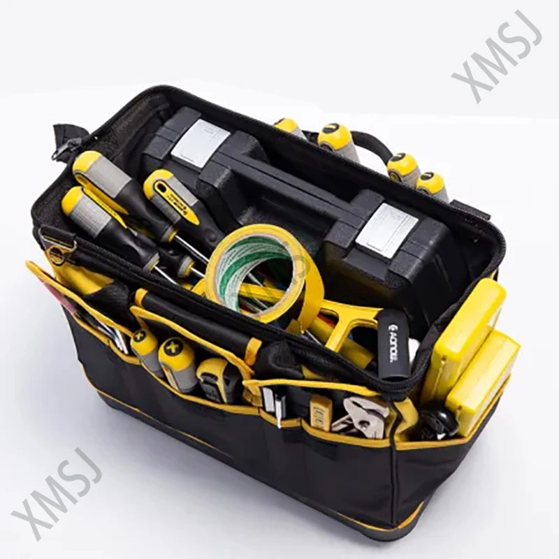 New Electrician Upgrade Tool Bag 13/15/17/19/23 in Toolkit 1680D Oxford Waterproof Wear-Resistant Strong Tool Storage Bag