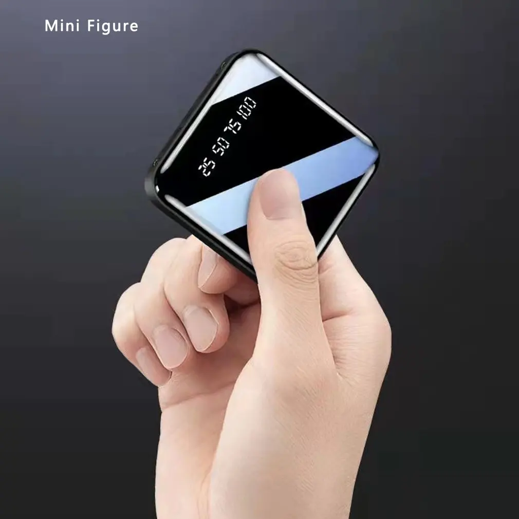 New Power Bank Case 4 in 1 Battery Charge Storage Box Shell USB Type C with Flashlight For Charging Mobile Phones Fast shipping