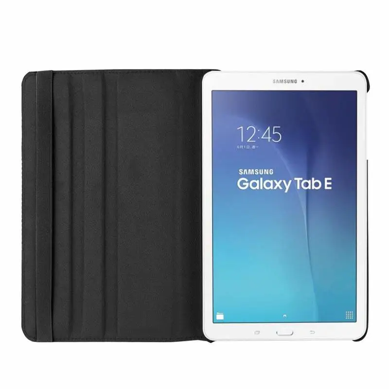 마그네틱 태블릿 케이스, 삼성에 적합한 탭 E 9.6 T560 용, Pu 가죽 커버 케이스, Funda, Capa, Samsung GALAXY, 탭 E 9.6 T560 SM-T561