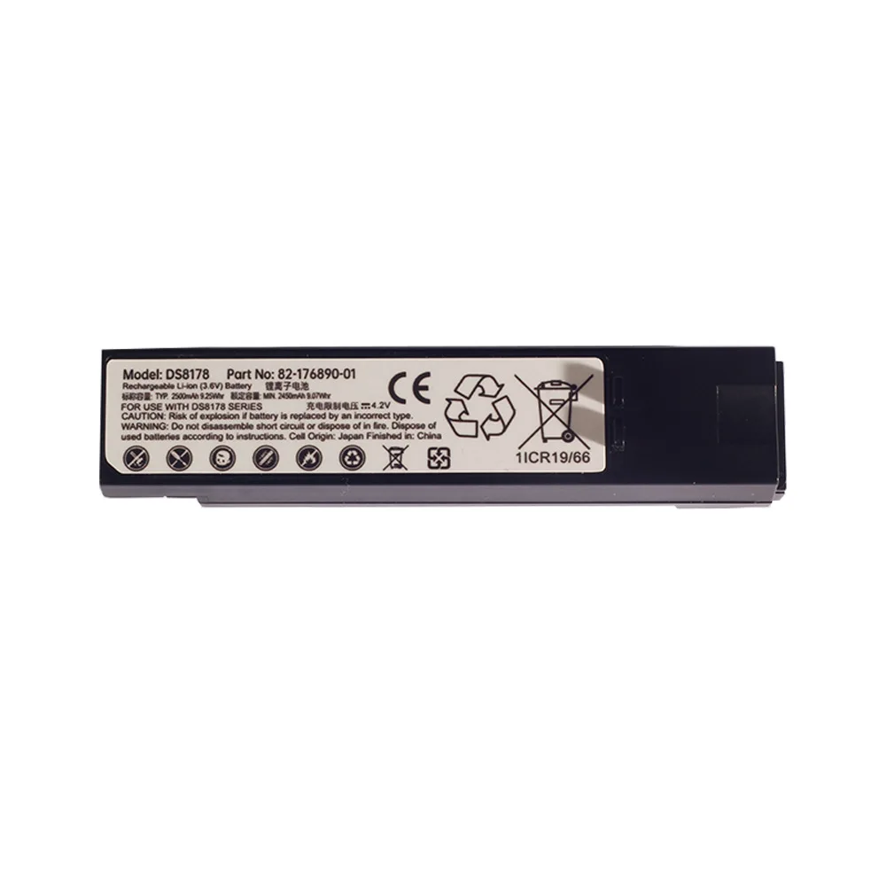 2pcs 2500mah 3.6v Battery for Zebra DS8178/8100/8170 AS-000231 71-176890-01Battery