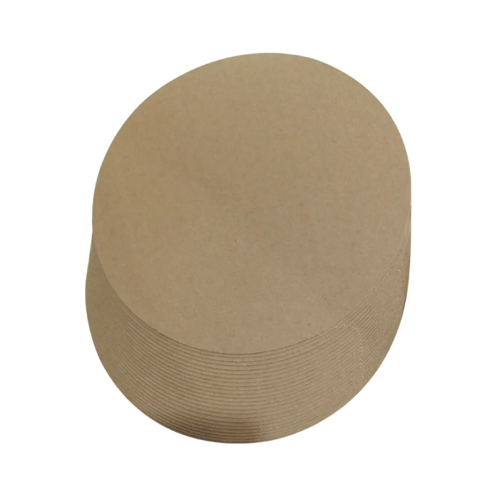200gsm Circular Cardstock White Black Brown Heavy Duty Thick Paper For Drawing Sketching Art DIY Projects Handmade Crafting