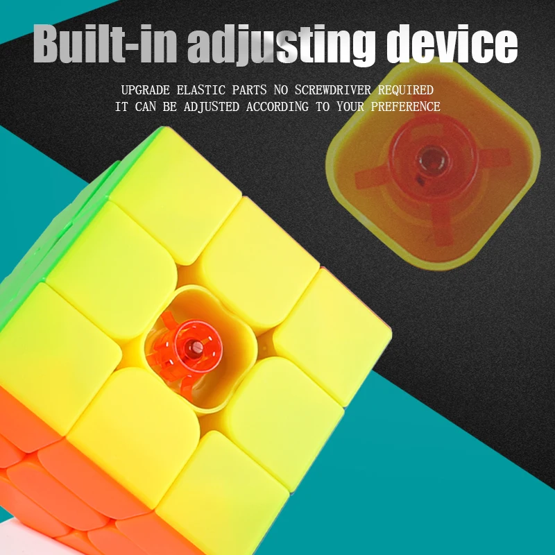 SENGSO Speed Magic Cube 2x2 3x3 4x4 5x5 Cubi da competizione senza adesivi per bambini Puzzle Giocattoli educativi Set da 4 pezzi