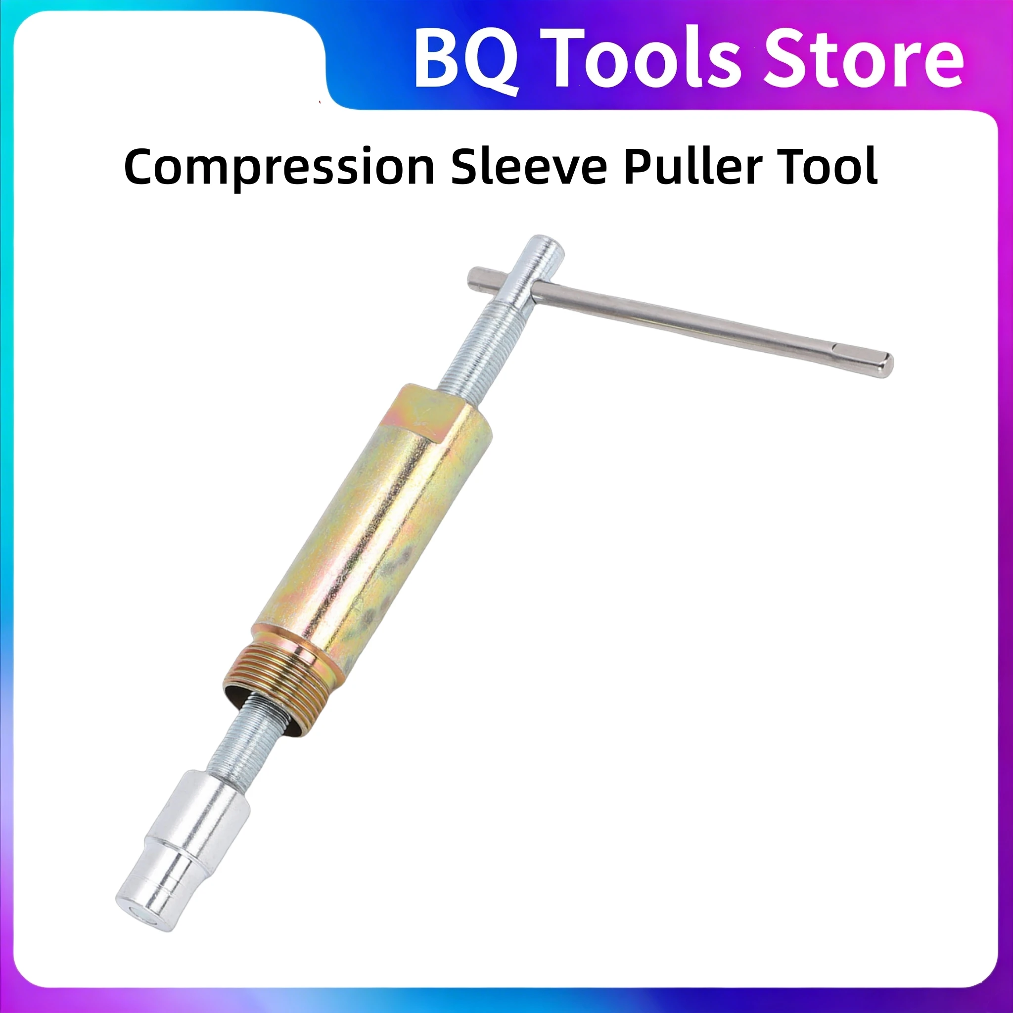 Compression Sleeve Puller Tool Compression Pipe Sleeve Remover 1/2 Inch Quick Release Alloy Steel Compression Ring Removal Tool
