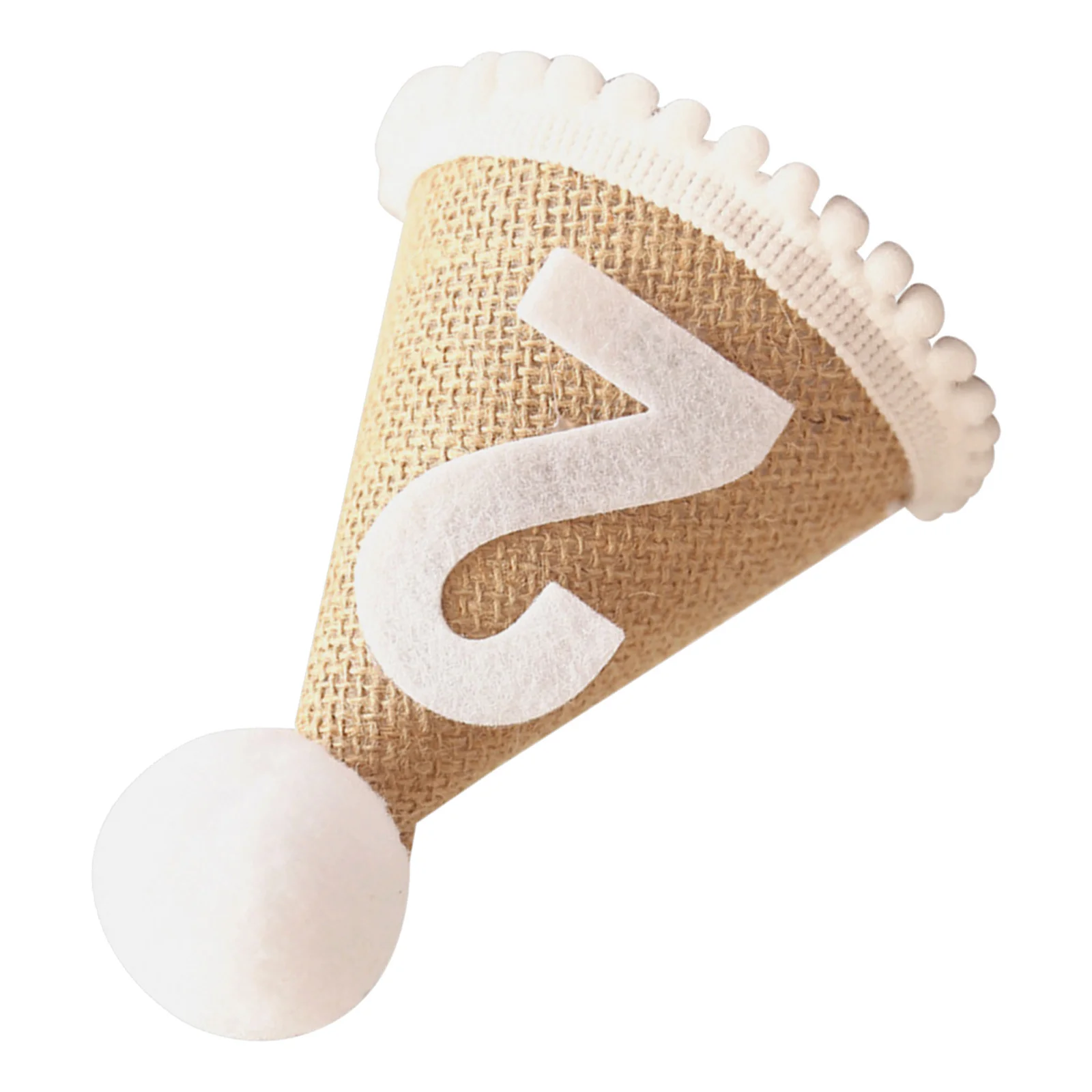 

1Pcs Linen Birthday Party Hat Kids Headwear Lovely Photo Prop for Children Birthday Decor Party Decorative Hats