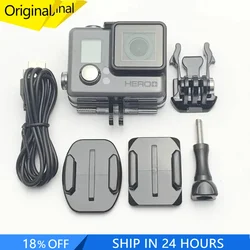 100% Original FOR GoPro Hero+ Action Camera Can Connect Wifi with Waterproof Case Base Data Cable Screw