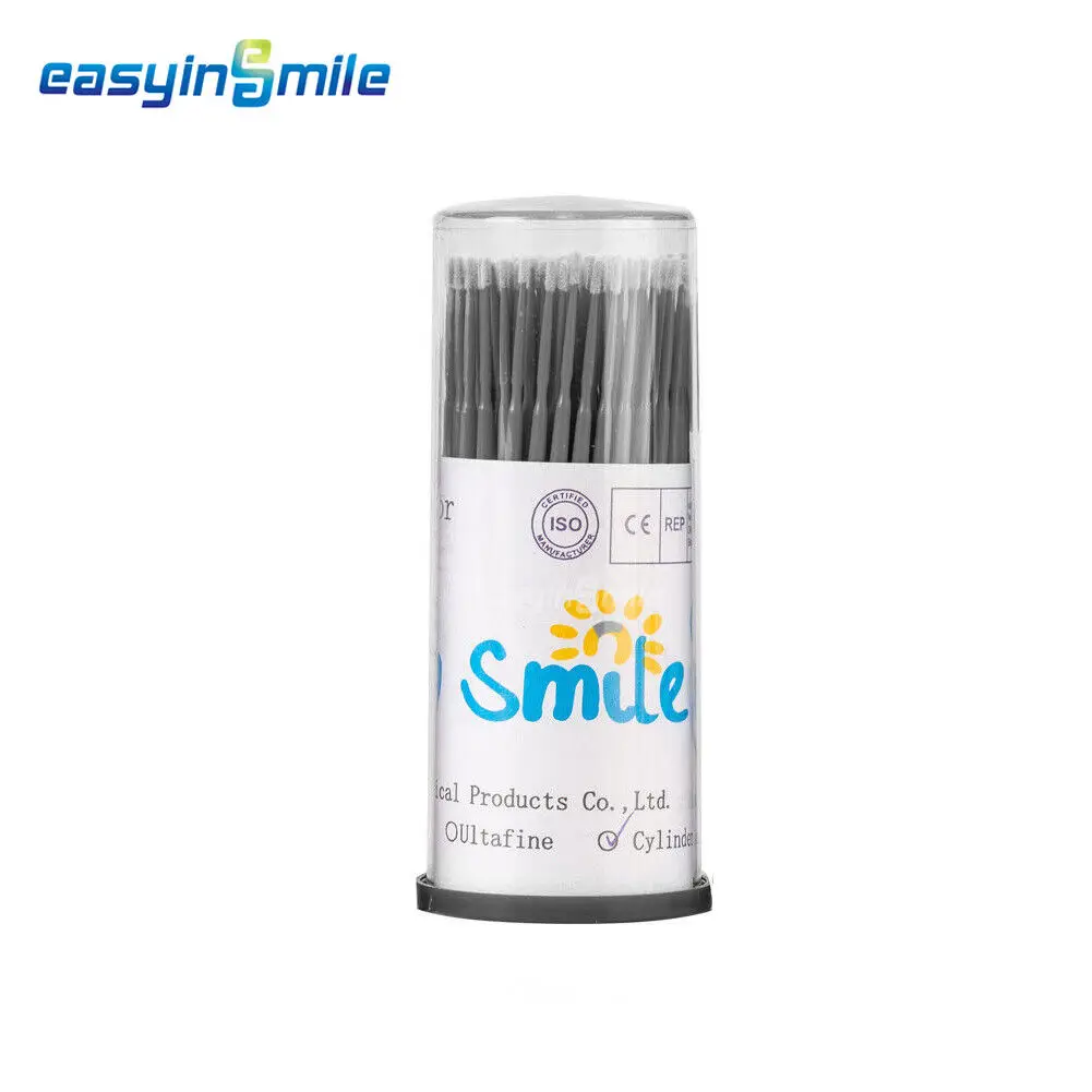 Easyinsmile Dental Micro Applicator Disposable Micro Brush Bendable Teeth Whitening Tools 100pcs/bottle