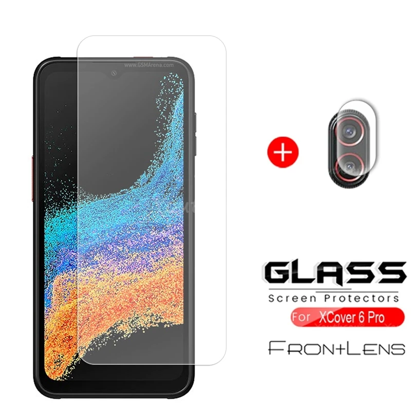

For Samsung Galaxy Xcover6 Pro Glass for Xcover 6 Pro Tempered Glass Clear Screen Camera Protector For Samsung Xcover6 Pro Glass