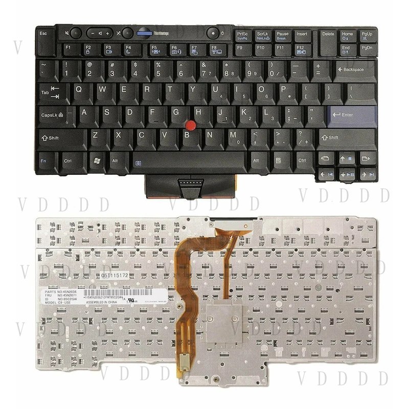 TT For Lenovo IBM Thinkpad T400S T410S Original US Layout Laptop Keyboard 45N2141