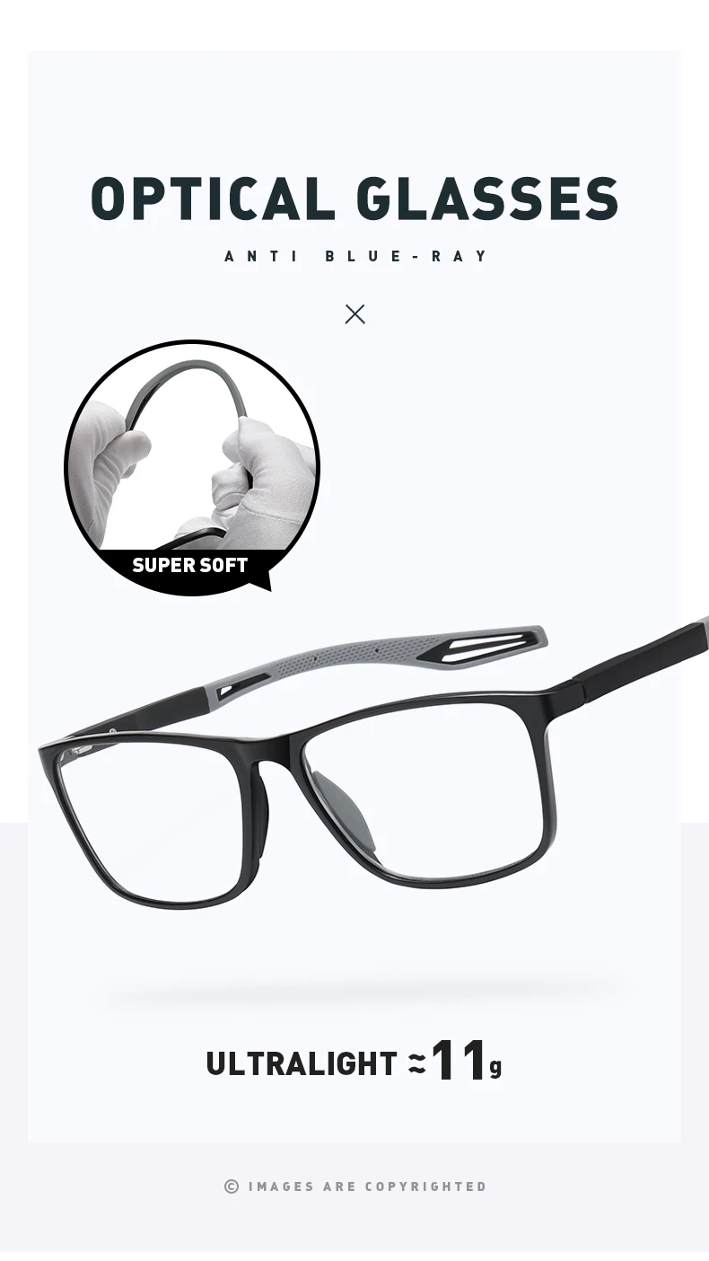 DML Neue Lesebrille Stil Hohe Qualität TR90 Ultra Licht Material männer frauen Licht Presbyopie Brillen – Detail 3