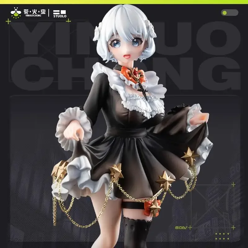 In Stock 1/7 Original 23cm AniMester Virtual Anchor Sist JK Bunny Chasing Eye Devil Whale Girl PVC Anime Action Figure Model Toy