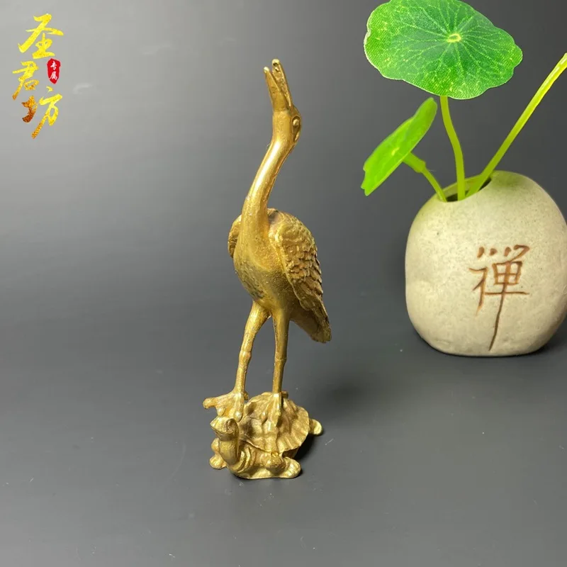 Creative Mini Turtle Crane Incense Holder Exclusive Turtle Head Extended Home Desk Decoration Decoration Tea Ornaments Small Col