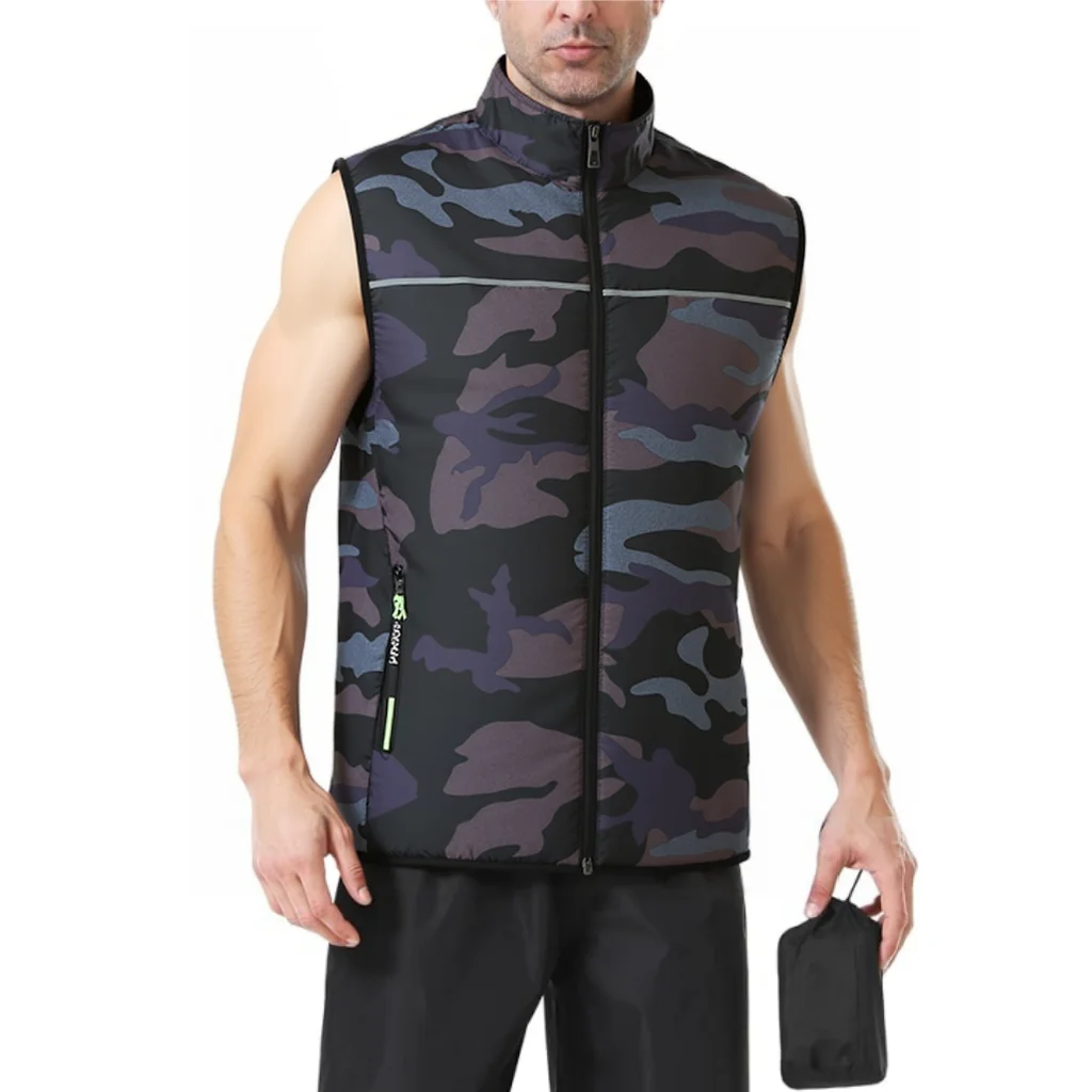 

COMXZ Men's Ice Vest Fan Air Conditioner Clothes Cool Vest Sport USB Rechargeable Cooling Vest Summer Camping Fishing Overalls