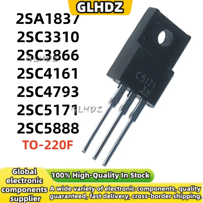 Brand New 10-20PCS 2SA1837 2SC3310 2SC3866 2SC4161 2SC4793 2SC5171 2SC5888 Spot Goods TO-220F