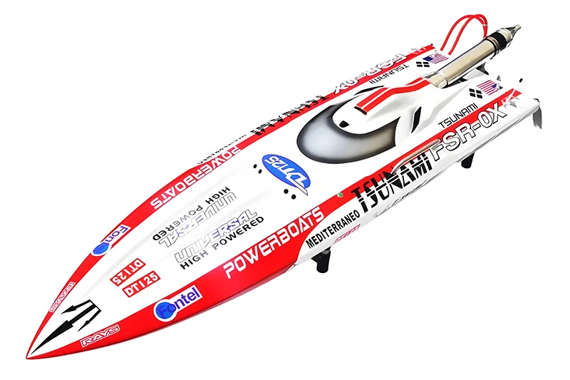 DT125 Tsunami 1,25 m koolstofvezel RC bootromp - gas/elektrisch dubbel compatibel, O-boot gespecialiseerde romp