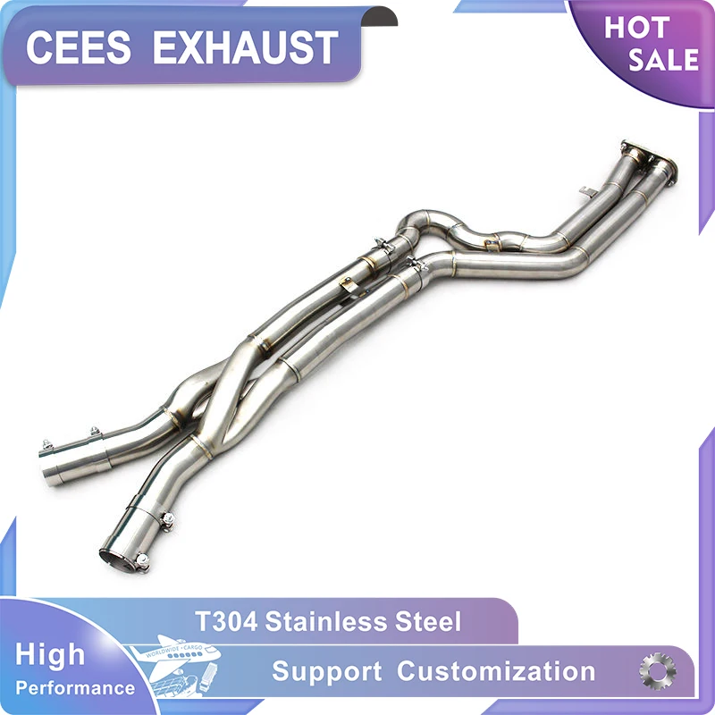 

CEES Equal Length Z/X Mid Pipes for BMW X3M/X4M F97/F98 3.0T 2019-2023 Stainless Steel Plug and Play Exhaust System
