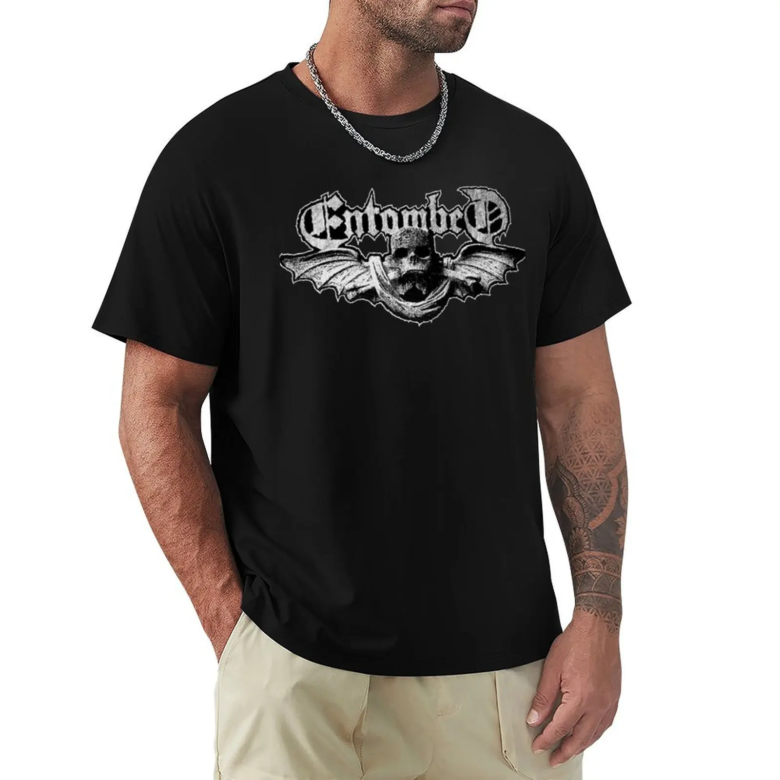 ENTOMBED T-Shirt Basic Regular Fit Casual T-Shirt