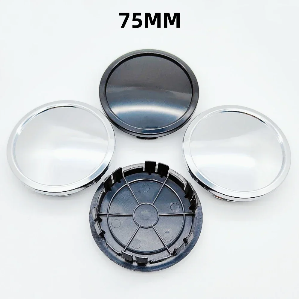 

4pcs ABS 75mm New Style Car Wheel Center Caps Fit For 65mm Emblem Logo Sticker Rim Cover Styling Auto Accessories for Mercedes