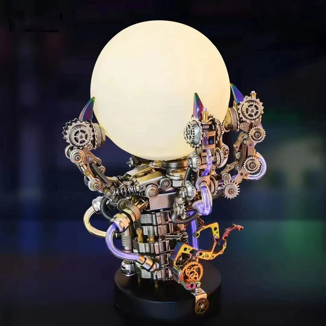 

1000pcs metal assembly model mechanical assembly DIY dragon claw lamp adult student hands-on toy gift high difficulty 3D build