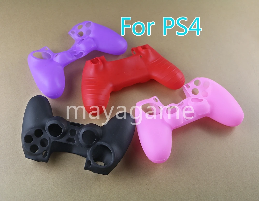 

OCGAME 30pcs New Arrival Silicone Rubber Skin Case Gel Protective Cover for PS4 Controller