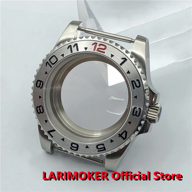 

LARIMOKER Новый 40 мм Серебряный NH35 чехол сапфировое стекло подходит NH35 NH36 Miyota8215 PT5000 Seagull ST2130 ETA2824 2836 3804 движение